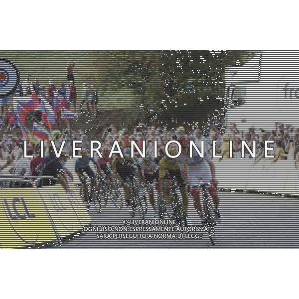 15-09-2020 Tour De France; Tappa 16 La Tour Du Pin - Villard De Lans; 2020, Uae - Emirates; 2020, Jumbo - Visma; 2020, Trek - Segafredo; Pogacar, Tadej; Roglic, Primoz; Porte, Richie; Villard De Lans; ©SIROTTI / AGENZIA ALDO LIVERANI SAS