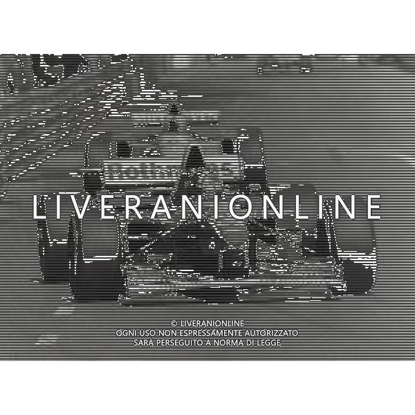 RETROSPETTIVA DAMON HILL PILOTA F1 NELLA FOTO DAMON HILL NELL\'ANNO 1995 AG ALDO LIVERANI SAS AG CONTROLUCE -DANILO RECALCATI