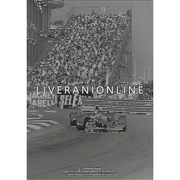 RETROSPETTIVA DAMON HILL PILOTA F1 NELLA FOTO DAMON HILL NELL\'ANNO 1995 AG ALDO LIVERANI SAS AG CONTROLUCE -DANILO RECALCATI