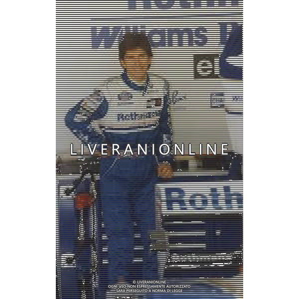 RETROSPETTIVA DAMON HILL PILOTA F1 NELLA FOTO DAMON HILL NELL\'ANNO 1995 AG ALDO LIVERANI SAS AG CONTROLUCE -DANILO RECALCATI