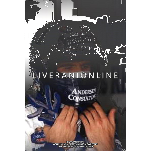 RETROSPETTIVA DAMON HILL PILOTA F1 NELLA FOTO DAMON HILL NELL\'ANNO 1995 AG ALDO LIVERANI SAS AG CONTROLUCE -DANILO RECALCATI
