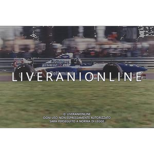 RETROSPETTIVA DAMON HILL PILOTA F1 NELLA FOTO DAMON HILL NELL\'ANNO 1995 AG ALDO LIVERANI SAS AG CONTROLUCE -DANILO RECALCATI