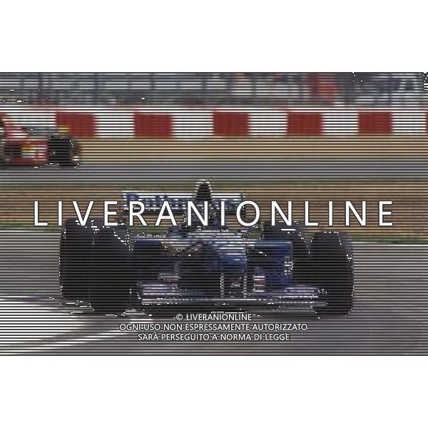 RETROSPETTIVA DAMON HILL PILOTA F1 NELLA FOTO DAMON HILL NELL\'ANNO 1995 AG ALDO LIVERANI SAS AG CONTROLUCE -DANILO RECALCATI
