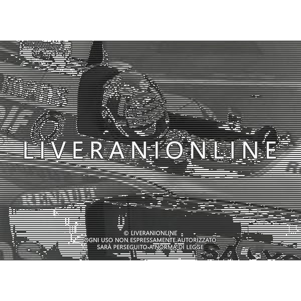 RETROSPETTIVA DAMON HILL PILOTA F1 NELLA FOTO DAMON HILL NELL\'ANNO 1995 AG ALDO LIVERANI SAS AG CONTROLUCE -DANILO RECALCATI