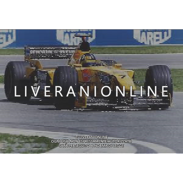 RETROSPETTIVA DAMON HILL PILOTA F1 NELLA FOTO DAMON HILL NELL\'ANNO 1999 AG ALDO LIVERANI SAS AG CONTROLUCE -DANILO RECALCATI