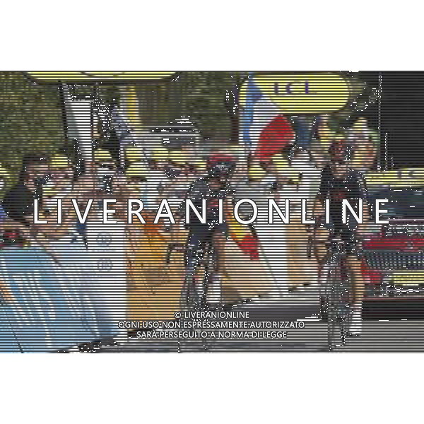 17-09-2020 Tour De France; Tappa 18 Meribel - La Roche Sur Foron; 2020, Team Ineos Grenadier; Carapaz Antonio, Richard Antonio; Kwiatkowski, Michal; La Roche Sur Foron; ©SIROTTI / AGENZIA ALDO LIVERANI SAS