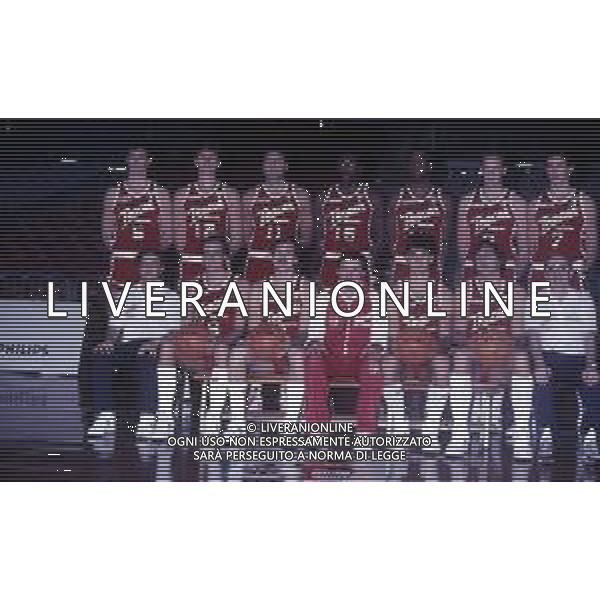 1986-1987 MILANO FORMAZIONE TRACER MILANO BASKET NELLA FOTO LA FORMAZIONE DELLA TRACER MILANO AG ALDO LIVERANI SAS