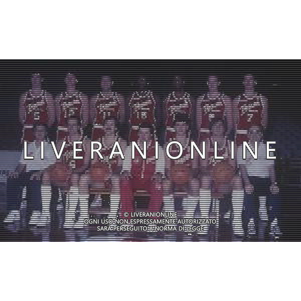 1986-1987 MILANO FORMAZIONE TRACER MILANO BASKET NELLA FOTO LA FORMAZIONE DELLA TRACER MILANO AG ALDO LIVERANI SAS