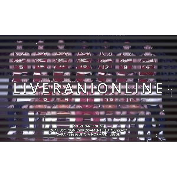 1986-1987 MILANO FORMAZIONE TRACER MILANO BASKET NELLA FOTO LA FORMAZIONE DELLA TRACER MILANO AG ALDO LIVERANI SAS
