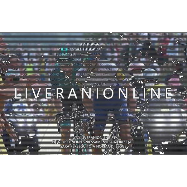 Stage 16 2020, La Tour-Du-Pin - Villard-de-Lans - Tour De France, 15 September 2020 Villard-de-Lans, villard-de-lans, france, Italy Photo showing: Julian Alaphilippe of Deceuninck - Quick Step and Quentin Pacher of BB Hotels - Vitals Concept @LM/DPPI/DPPI/Laurent Lairys / AGENZIA ALDO LIVERANI SAS