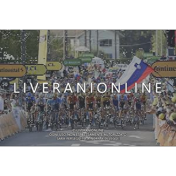18-09-2020 Tour De France; Tappa 19 Bourg En Bresse - Champagnole; 2020, Bahrain - Mclaren; Caruso, Damiano; Colbrelli, Sonny; Champagnole; ©SIROTTI / AGENZIA ALDO LIVERANI SAS