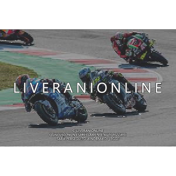 Grand Prix of San Marino and Riviera di Rimini - Free practice 3 - MotoGP World Championship, 19 September 2020 Misano Marco Simoncelli World Circuit, misano adriatico (rn), Italy Photo showing: ALEX RINS - TEAM SUZUKI ECSTAR , VALENTINO ROSSI - MONSTER ENERGY YAMAHA MotoGP @LM/Alessio Marini/ AGENZIA ALDO LIVERANI SAS