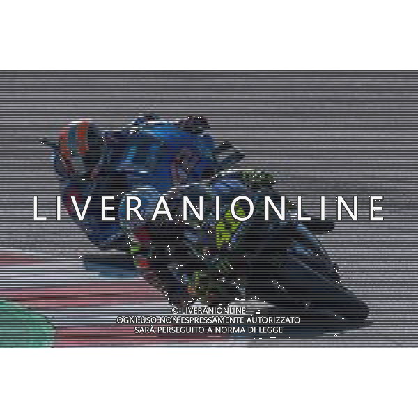 Grand Prix of San Marino and Riviera di Rimini - Free practice 3 - MotoGP World Championship, 19 September 2020 Misano Marco Simoncelli World Circuit, misano adriatico (rn), Italy Photo showing: VALENTINO ROSSI - MONSTER ENERGY YAMAHA MotoGP and ALEX RINS - TEAM SUZUKI ECSTAR @LM/Alessio Marini/ AGENZIA ALDO LIVERANI SAS