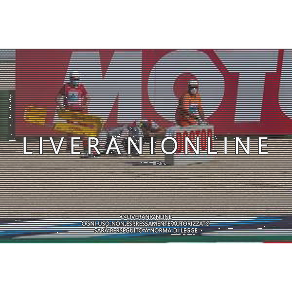 Grand Prix of San Marino and Riviera di Rimini - Free practice 3 - MotoGP World Championship, 19 September 2020 Misano Marco Simoncelli World Circuit, misano adriatico (rn), Italy Photo showing: Crash of MIGUEL OLIVEIRA - RED BULL KTM TECH 3 @LM/Alessio Marini/ AGENZIA ALDO LIVERANI SAS