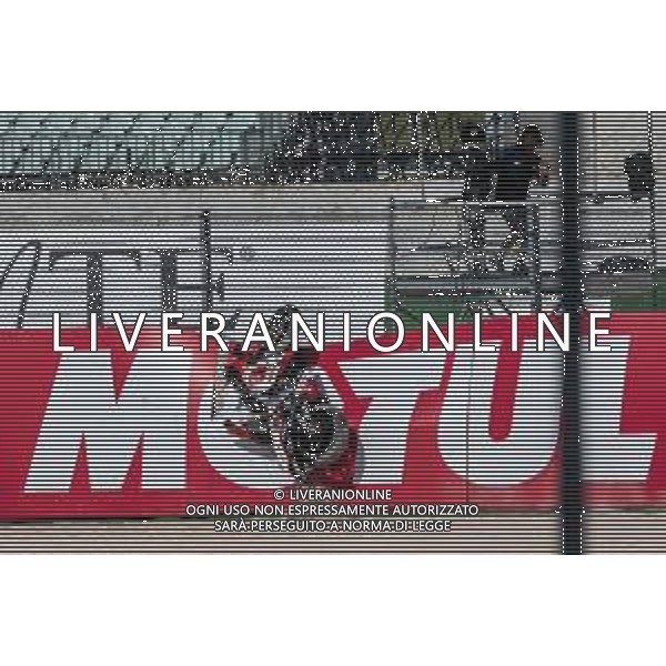Grand Prix of San Marino and Riviera di Rimini - Free practice 4 and Q - MotoGP World Championship, 19 September 2020 Misano Marco Simoncelli World Circuit, misano adriatico, Italy Photo showing: crash of TAKAAKI NAKAGAMI - LCR HONDA IDEMITSU @LM/Alessio Marini/ AGENZIA ALDO LIVERANI SAS