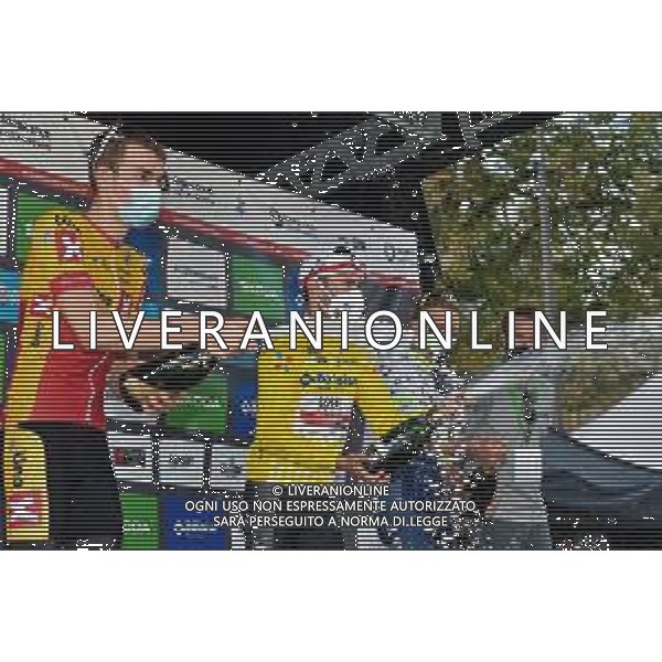 19-09-2020 Skoda Tour De Luxembourg; Tappa 05 Mersch - Luxembourg; 2020, Uae - Emirates; 2020, Uno - X Norwegian; 2020, Circus - Wanty Gobert; Ulissi, Diego; Hoelgaard, Marcus; De Gendt, Aime; Luxembourg; ©SIROTTI / AGENZIA ALDO LIVERANI SAS