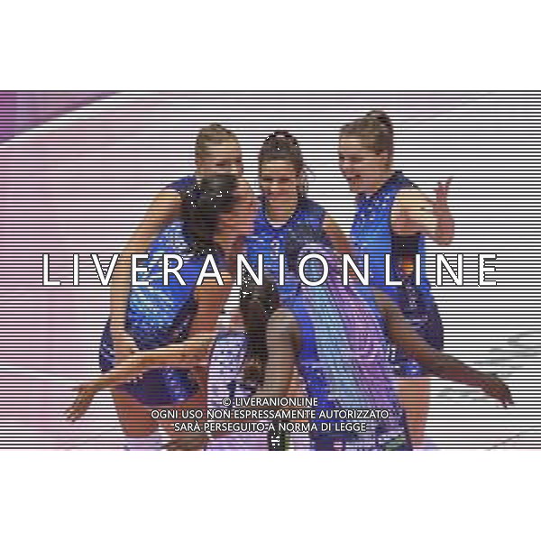 Il Bisonte Firenze vs Bosca S. Bernardo Cuneo - Campionato di Volley Serie A1 Femminile 2020/2021, 20 settembre 2020 Firenze, Italia Nella foto: Esultanza Il Bisonte Firenze @LM/Lisa Guglielmi / AGENZIA ALDO LIVERANI SAS