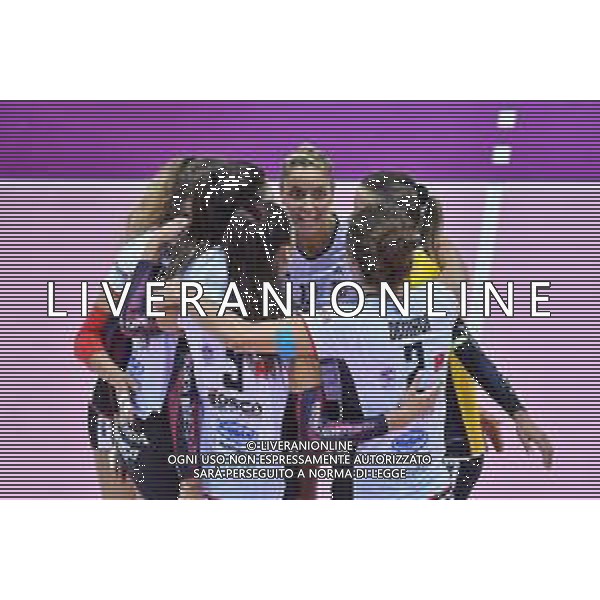Il Bisonte Firenze vs Bosca S. Bernardo Cuneo - Campionato di Volley Serie A1 Femminile 2020/2021, 20 settembre 2020 Firenze, Italia Nella foto: Esultanza Bosca S. Bernardo Cuneo @LM/Lisa Guglielmi / AGENZIA ALDO LIVERANI SAS
