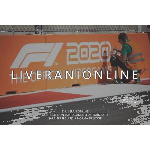 Circuit atmosphere - F1 2020 Videogame branding. 24.09.2020. Formula 1 World Championship, Rd 10, Russian Grand Prix, Sochi Autodrom, Sochi, Russia, Preparation Day. - www.xpbimages.com, EMail: requests@xpbimages.com © Copyright: Bearne / XPB Images/ AGENZIA ALDO LIVERANI SAS - ITALY ONLY EDITORIAL USE ONLY