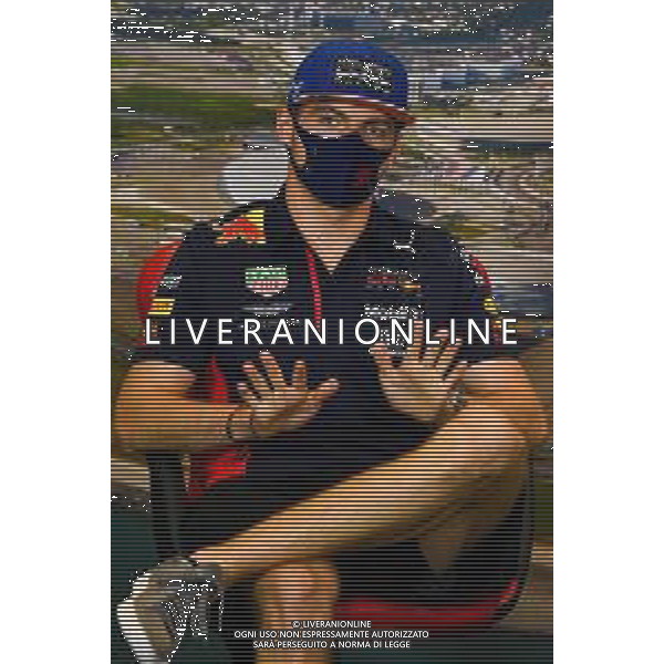 Max Verstappen (NLD) Red Bull Racing in the FIA Press Conference. 24.09.2020. Formula 1 World Championship, Rd 10, Russian Grand Prix, Sochi Autodrom, Sochi, Russia, Preparation Day. - www.xpbimages.com, EMail: requests@xpbimages.com © Copyright: FIA Pool Image for Editorial Use Only/ AGENZIA ALDO LIVERANI SAS - ITALY ONLY EDITORIAL USE ONLY