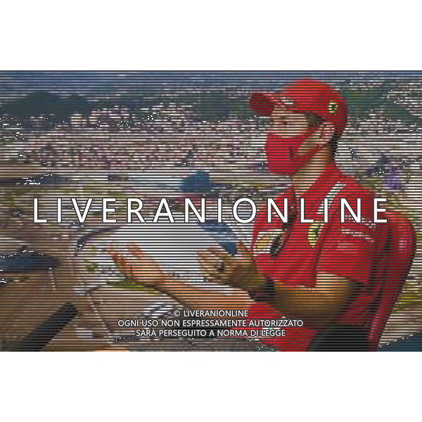 Sebastian Vettel (GER) Ferrari in the FIA Press Conference. 24.09.2020. Formula 1 World Championship, Rd 10, Russian Grand Prix, Sochi Autodrom, Sochi, Russia, Preparation Day. - www.xpbimages.com, EMail: requests@xpbimages.com © Copyright: FIA Pool Image for Editorial Use Only/ AGENZIA ALDO LIVERANI SAS - ITALY ONLY EDITORIAL USE ONLY