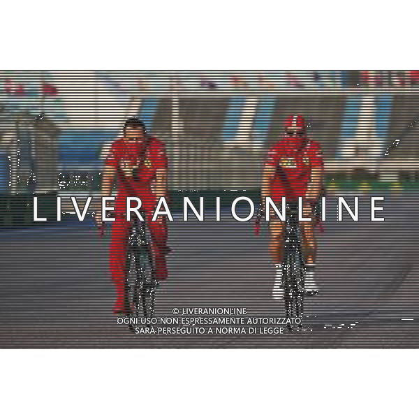 Sebastian Vettel (GER) Ferrari rides the circuit with Riccardo Adami (ITA) Ferrari Race Engineer. 24.09.2020. Formula 1 World Championship, Rd 10, Russian Grand Prix, Sochi Autodrom, Sochi, Russia, Preparation Day. - www.xpbimages.com, EMail: requests@xpbimages.com © Copyright: Batchelor / XPB Images/ AGENZIA ALDO LIVERANI SAS - ITALY ONLY EDITORIAL USE ONLY
