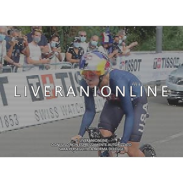 IMOLA 24 09 2020 CRONOMETRO DONNE MONDIALI DI CICLISMO NELLA FOTO DYGERT CHLOE CAMPIONESSA USA ALLA PARTENZA ©SANNA / AGENZIA ALDO LIVERANI SAS