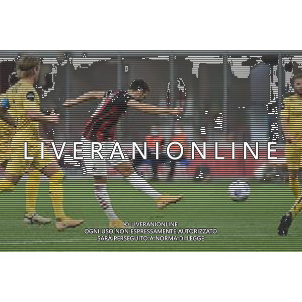 il gol dell’1 a 1 di Hakan Calhanoglu (Milan) Milan vs Bodo Glimt UEFA Europa League - 3° turno preliminare Milano 24-09-2020 Stadio Giuseppe Meazza - San Siro foto Roberto Garavaglia - agenzia Aldo Liverani sas / AGENZIA ALDO LIVERANI SAS