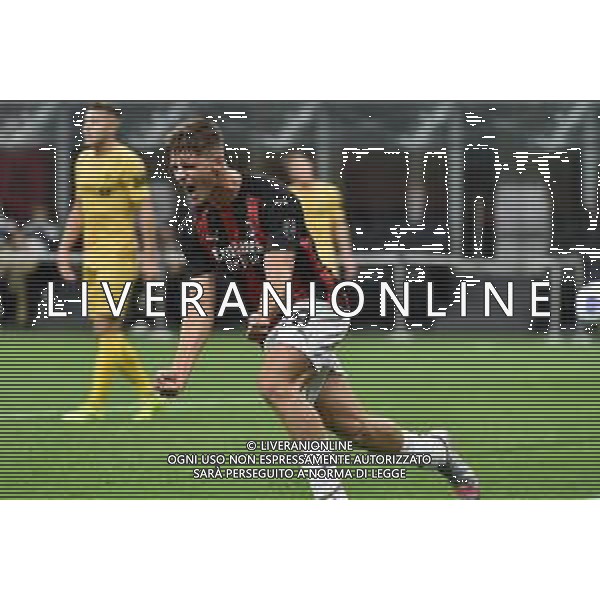 esultanza Lorenzo Colombo (Milan) dopo il gol del 2 a 1 Milan Milan vs Bodo Glimt UEFA Europa League - 3¬∞ turno preliminare Milano 24-09-2020 Stadio Giuseppe Meazza - San Siro foto Roberto Garavaglia - agenzia Aldo Liverani sas / AGENZIA ALDO LIVERANI SAS