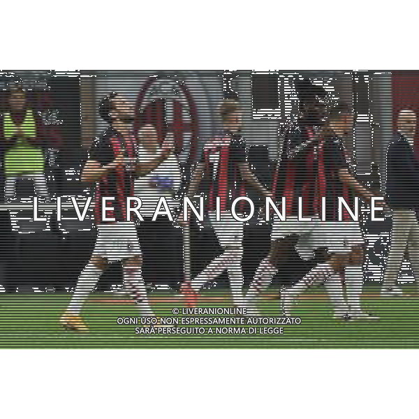 esultanza Hakan Calhanoglu (Milan) dopo il secondo gol del 3 a 1 Milan Milan vs Bodo Glimt UEFA Europa League - 3¬∞ turno preliminare Milano 24-09-2020 Stadio Giuseppe Meazza - San Siro foto Roberto Garavaglia - agenzia Aldo Liverani sas / AGENZIA ALDO LIVERANI SAS