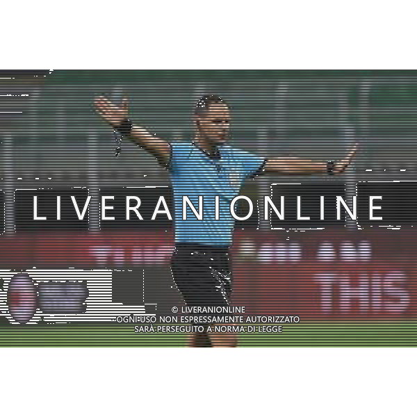 l\'arbitro Fran Jovic (Croazia) Milan vs Bodo Glimt UEFA Europa League - 3¬∞ turno preliminare Milano 24-09-2020 Stadio Giuseppe Meazza - San Siro foto Roberto Garavaglia - agenzia Aldo Liverani sas / AGENZIA ALDO LIVERANI SAS