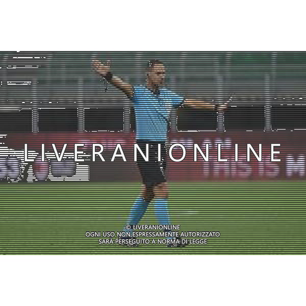 l’arbitro Fran Jovic (Croazia) Milan vs Bodo Glimt UEFA Europa League - 3° turno preliminare Milano 24-09-2020 Stadio Giuseppe Meazza - San Siro foto Roberto Garavaglia - agenzia Aldo Liverani sas