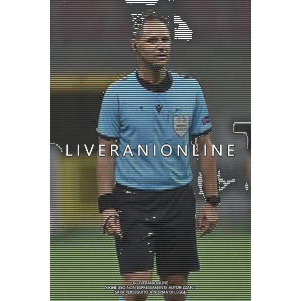 l’arbitro Fran Jovic (Croazia) Milan vs Bodo Glimt UEFA Europa League - 3° turno preliminare Milano 24-09-2020 Stadio Giuseppe Meazza - San Siro foto Roberto Garavaglia - agenzia Aldo Liverani sas