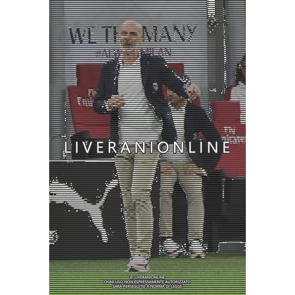 Stefano PIoli allenatore Milan Milan vs Bodo Glimt UEFA Europa League - 3° turno preliminare Milano 24-09-2020 Stadio Giuseppe Meazza - San Siro foto Roberto Garavaglia - agenzia Aldo Liverani sas