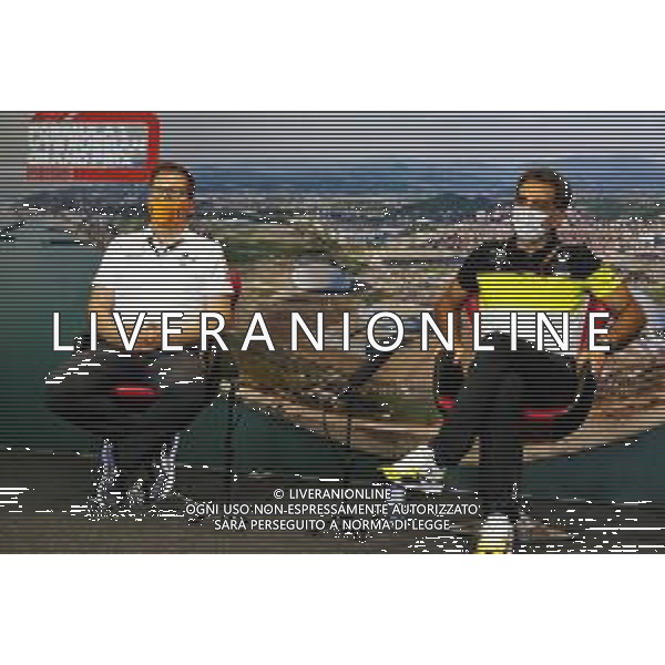(L to R): Andreas Seidl, McLaren Managing Director and Cyril Abiteboul (FRA) Renault Sport F1 Managing Director in the FIA Press Conference. 25.09.2020. Formula 1 World Championship, Rd 10, Russian Grand Prix, Sochi Autodrom, Sochi, Russia, Practice Day. - www.xpbimages.com, EMail: requests@xpbimages.com © Copyright: Charniaux / XPB Images/ AGENZIA ALDO LIVERANI SAS - ITALY ONLY EDITORIAL USE ONLY