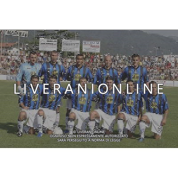 Massa 07/08/2005 Massese-Atalanta Tim Cup 2005/2006 Nella foto La formazione dell\'Atalanta