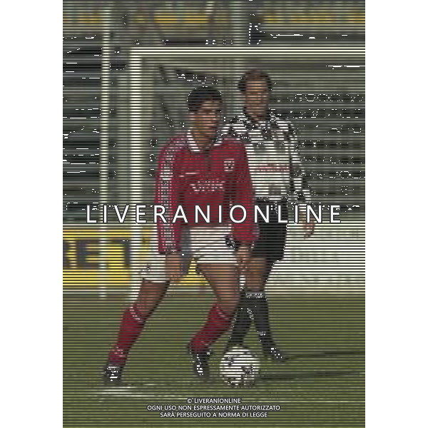 20-02-2000 BERGAMO CAMPIONATO DI CALCIO SERIE B ALZANO VIRESCIT-L.R.VICENZA 1-3 NELLA FOTO FABIO BERNARDINI AG ALDO LIVERANI SAS