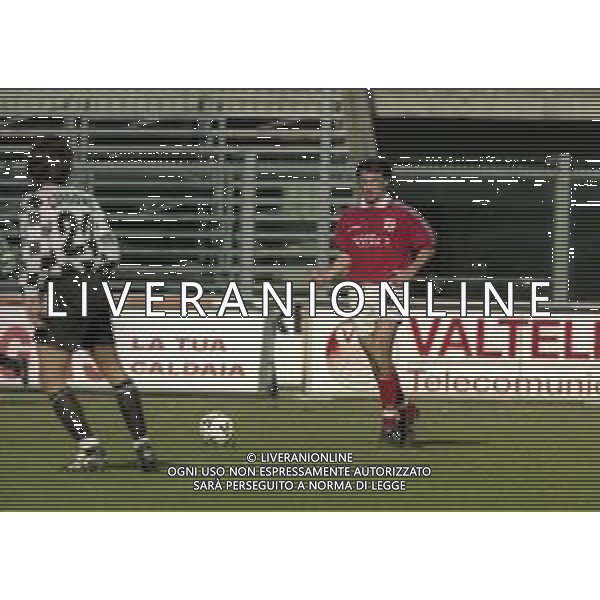 20-02-2000 BERGAMO CAMPIONATO DI CALCIO SERIE B ALZANO VIRESCIT-L.R.VICENZA 1-3 NELLA FOTO ANTONINO BERNARDINI AG ALDO LIVERANI SAS