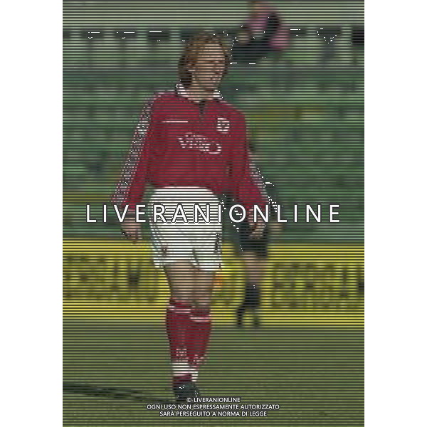 20-02-2000 BERGAMO CAMPIONATO DI CALCIO SERIE B ALZANO VIRESCIT-L.R.VICENZA 1-3 NELLA FOTO MIRKO CONTE AG ALDO LIVERANI SAS