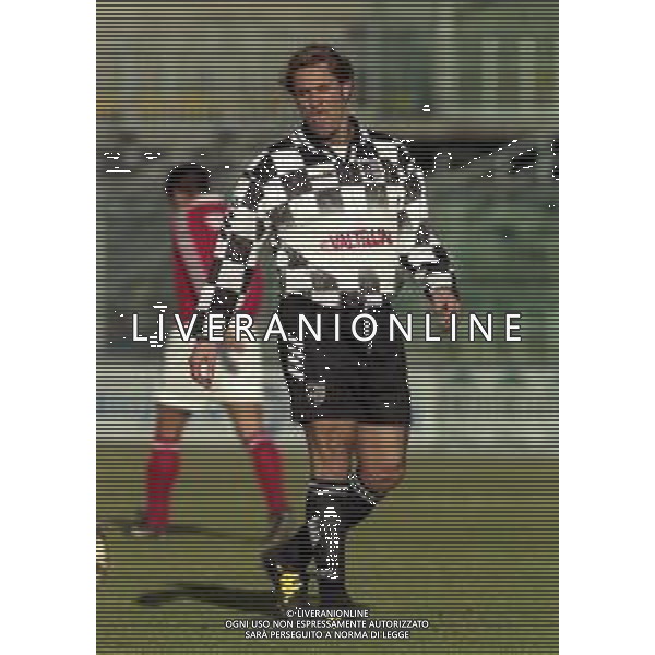 20-02-2000 BERGAMO CAMPIONATO DI CALCIO SERIE B ALZANO VIRESCIT-L.R.VICENZA 1-3 NELLA FOTO GIACOMO FERRARI AG ALDO LIVERANI SAS