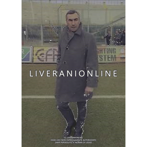 20-02-2000 BERGAMO CAMPIONATO DI CALCIO SERIE B ALZANO VIRESCIT-L.R.VICENZA 1-3 NELLA FOTO EDOARDO REJA ALLENATORE VICENZA CALCIO AG ALDO LIVERANI SAS