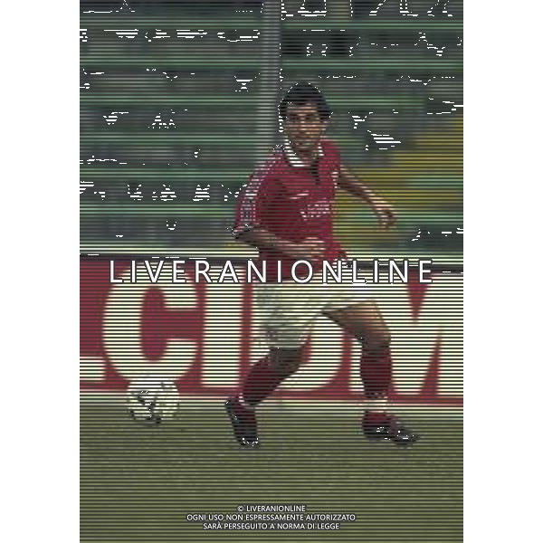 20-02-2000 BERGAMO CAMPIONATO DI CALCIO SERIE B ALZANO VIRESCIT-L.R.VICENZA 1-3 NELLA FOTO MARCO SCHENARDI AG ALDO LIVERANI SAS