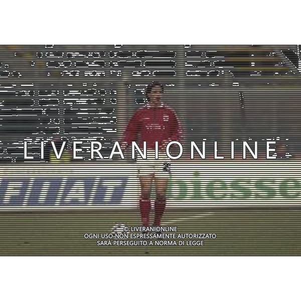 20-02-2000 BERGAMO CAMPIONATO DI CALCIO SERIE B ALZANO VIRESCIT-L.R.VICENZA 1-3 NELLA FOTO STEFANO FATTORI AG ALDO LIVERANI SAS