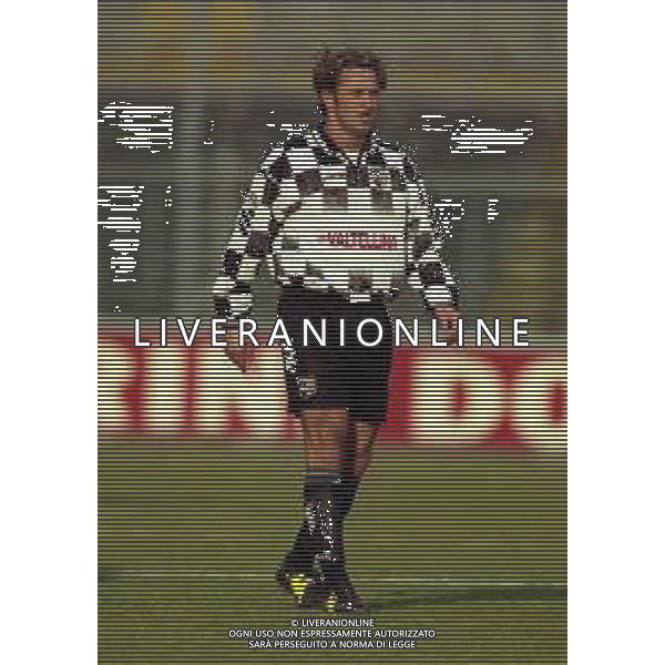 20-02-2000 BERGAMO CAMPIONATO DI CALCIO SERIE B ALZANO VIRESCIT-L.R.VICENZA 1-3 NELLA FOTO GIACOMO FERRARI AG ALDO LIVERANI SAS
