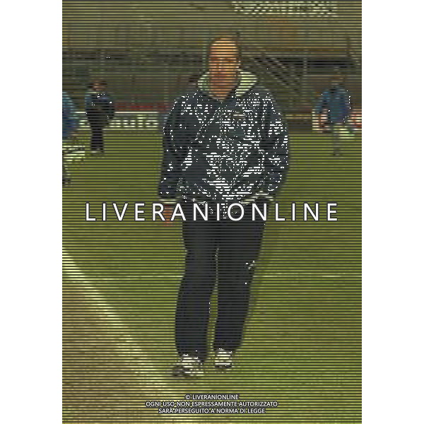16-01-2000 BERGAMO CAMPIONATO DI CALCIO SERIE B ALZANO VIRESCIT -SAMPDORIA 0-1 NELLA FOTO GIANPIERO VENTURA ALLENATORE SAMPDORIA AG ALDO LIVERANI SAS