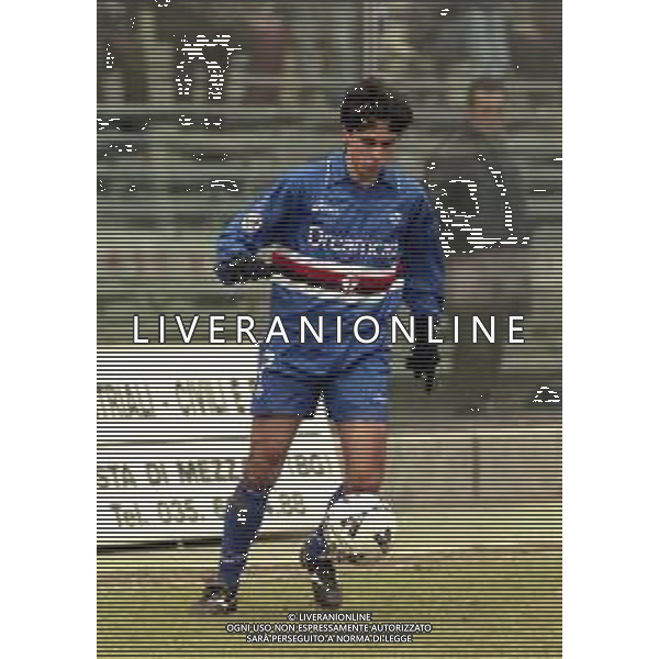 16-01-2000 BERGAMO CAMPIONATO DI CALCIO SERIE B ALZANO VIRESCIT -SAMPDORIA 0-1 NELLA FOTO GAETANO VASARI AG ALDO LIVERANI SAS