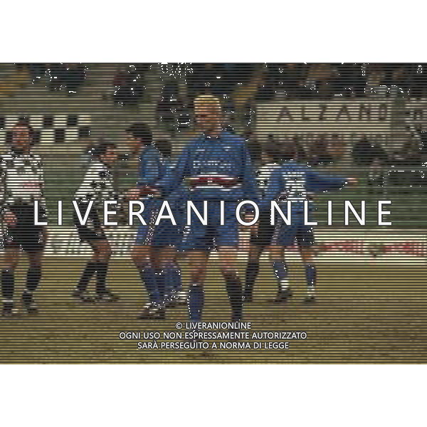 16-01-2000 BERGAMO CAMPIONATO DI CALCIO SERIE B ALZANO VIRESCIT -SAMPDORIA 0-1 NELLA FOTO MARCELLO CASTELLINI AG ALDO LIVERANI SAS