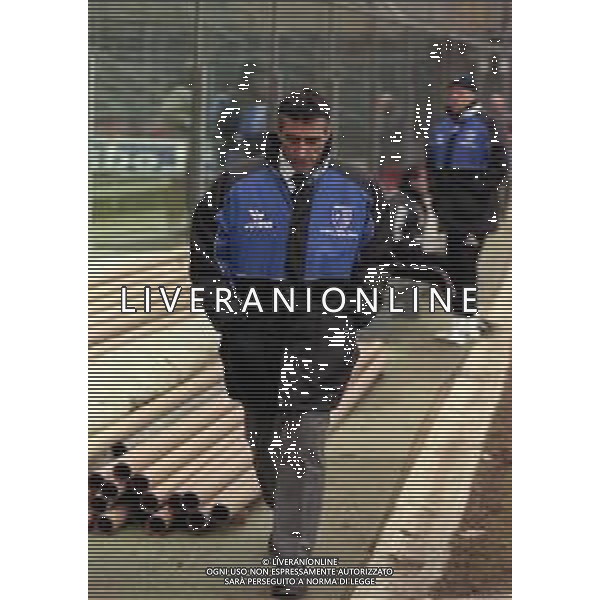 16-01-2000 BERGAMO CAMPIONATO DI CALCIO SERIE B ALZANO VIRESCIT -SAMPDORIA 0-1 NELLA FOTO CLAUDIO FOSCARINI ALLENATORE ALZANO VIRESCIT AG ALDO LIVERANI SAS