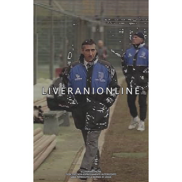 16-01-2000 BERGAMO CAMPIONATO DI CALCIO SERIE B ALZANO VIRESCIT -SAMPDORIA 0-1 NELLA FOTO CLAUDIO FOSCARINI ALLENATORE ALZANO VIRESCIT AG ALDO LIVERANI SAS