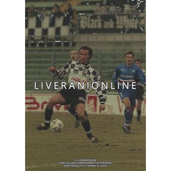 16-01-2000 BERGAMO CAMPIONATO DI CALCIO SERIE B ALZANO VIRESCIT -SAMPDORIA 0-1 NELLA FOTO GIORGIO GORGONE AG ALDO LIVERANI SAS